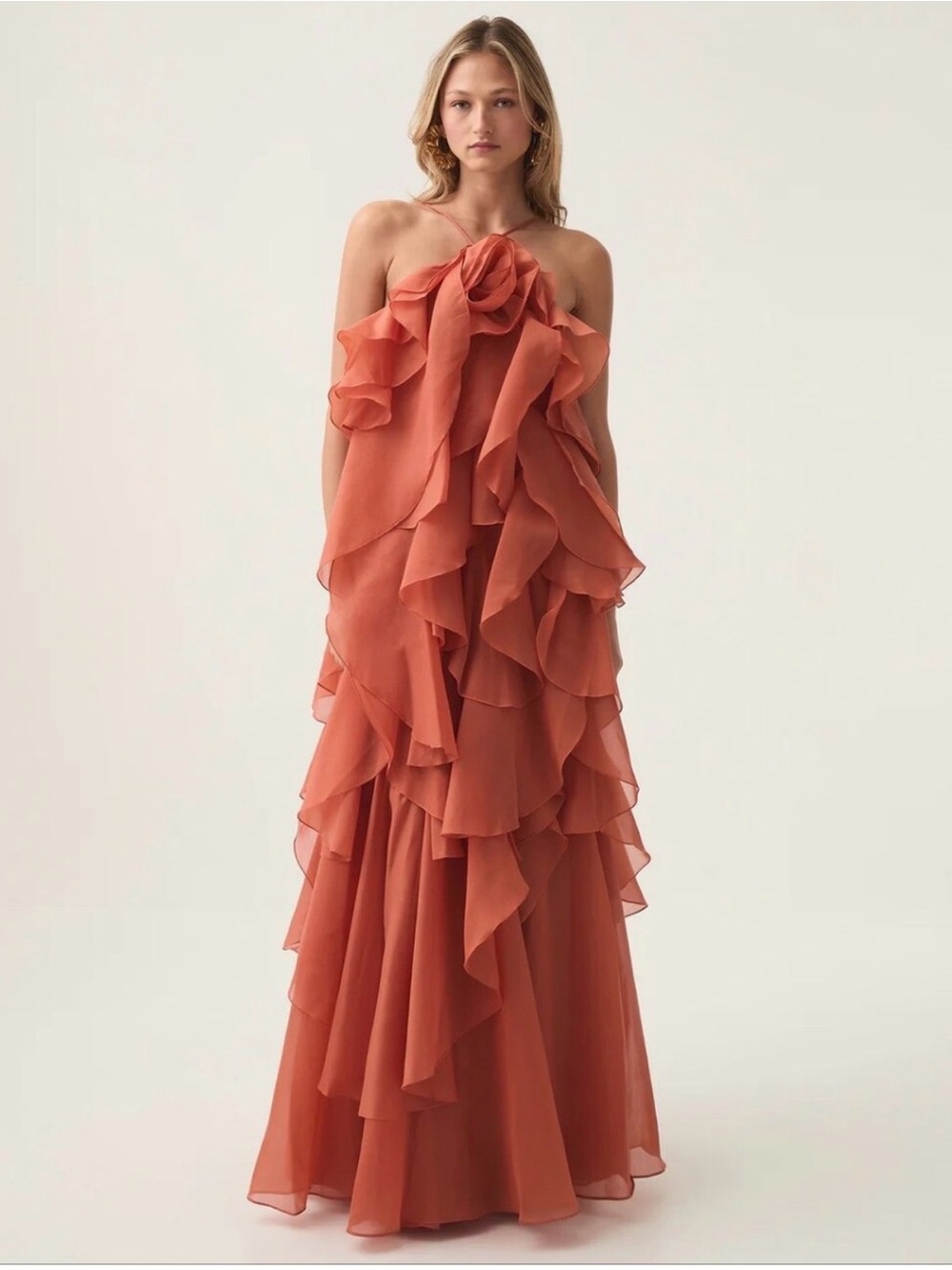 Aje Pandorea Layered Maxi Dress